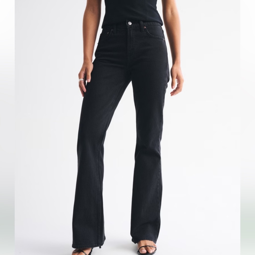 Abercrombie & Fitch Black Flare Jeans